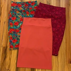 3 Like New pencil skirts.